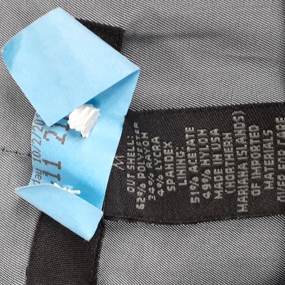 The Limited Double Breasted Black Fitted Stretch Blazer Suit Jacket - Picture 4 of 10